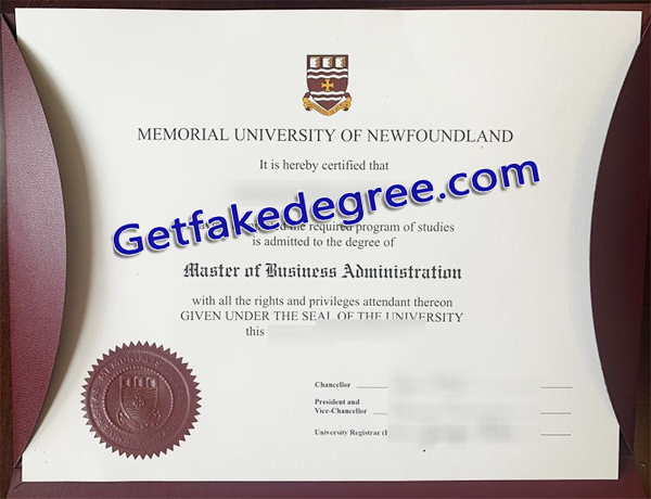 Memorial University of Newfoundland degree, MUN fake diploma