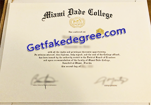 buy fake Miami Dade College degree