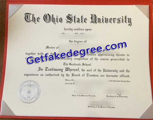 Ohio State University diploma, fake OSU degree
