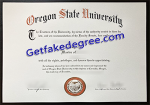 buy fake Oregon State University degree