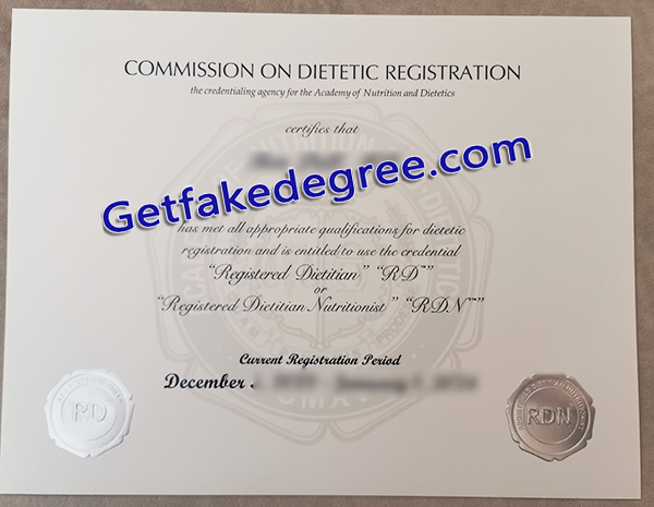 RDN diploma, fake CDR certificate