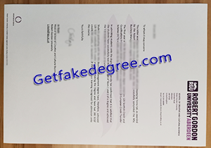 buy fake Robert Gordon University confirmation letter
