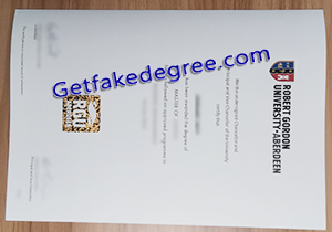 buy fake Robert Gordon University certificate