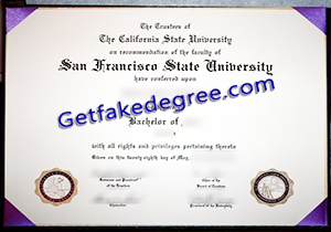 buy fake San Francisco State University degree