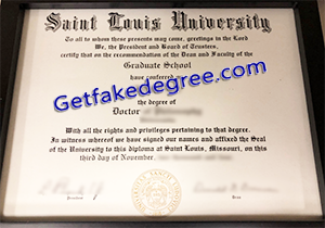 buy fake Saint Louis University degree