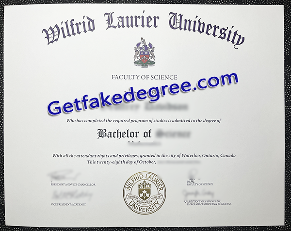 Wilfrid Laurier University degree, fake WLU diploma