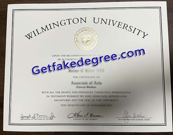 Wilmington University degree, Wilmington University fake diploma