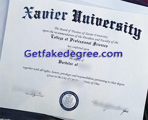 buy fake Xavier University diploma