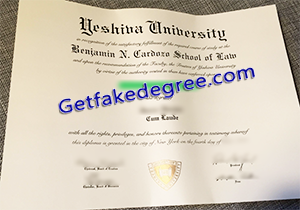 buy fake Yeshiva University degree