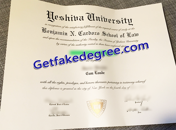 Yeshiva University degree, Yeshiva University fake diploma