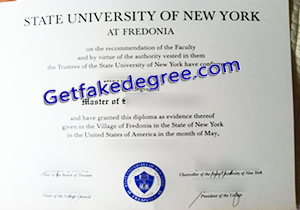 buy fake SUNY Fredonia degree