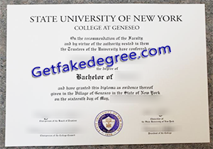 buy fake SUNY Geneseo degree