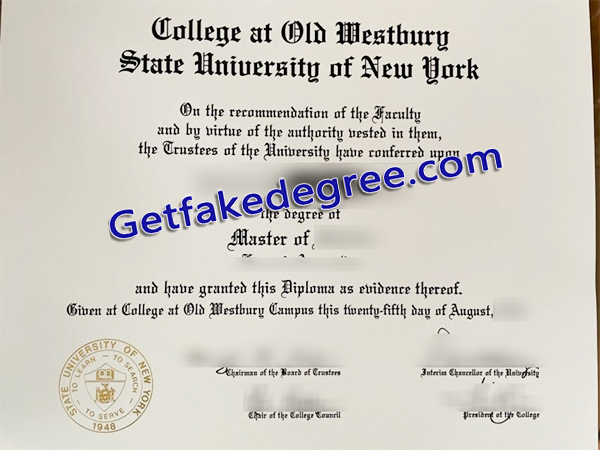 SUNY diploma, fake SUNY at Old Westbury degree
