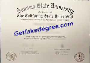 buy fake Sonoma State University degree