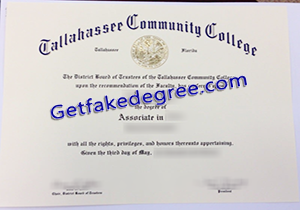 buy fake Tallahassee Community College degree
