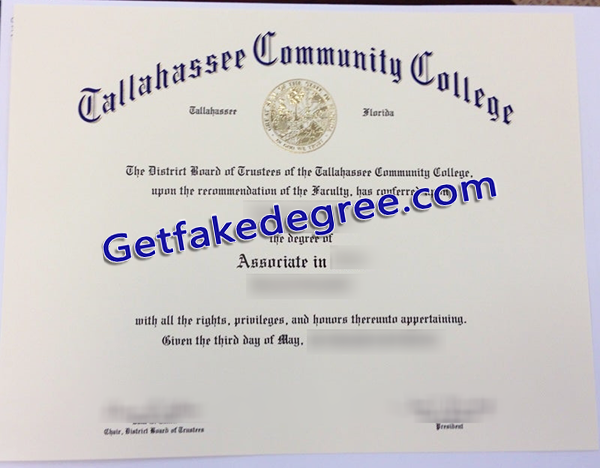 TCC degree, Tallahassee Community College diploma