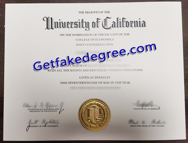 UC Berkeley fake degree, University of California diploma