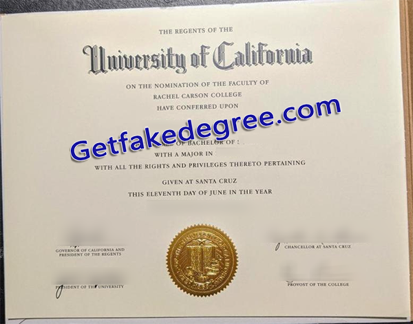 UCSC diploma, fake UC Santa Cruz degree 