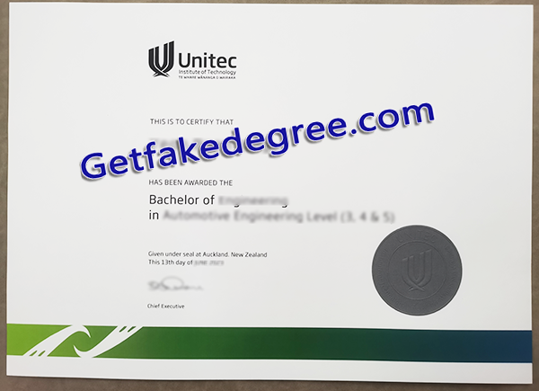 Unitec fake degree, Unitec Institute of Technology diploma