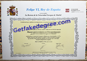 buy fake Universidad Europea de Madrid degree