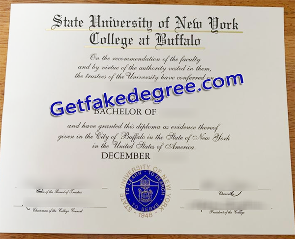 SUNY fake degree, University at Buffalo diploma