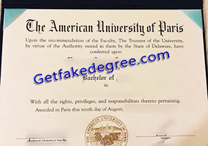 buy fake American University of Paris degree