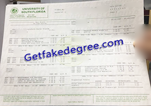 buy fake University of South Florida transcript