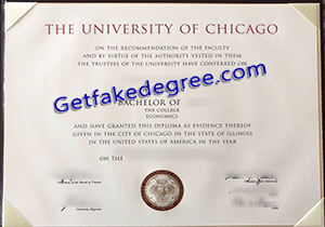buy fake University of Chicago diploma