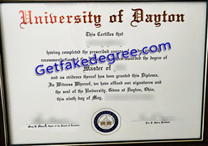 buy fake University of Dayton degree