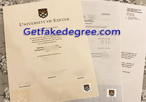 buy fake University of Exeter degree transcript