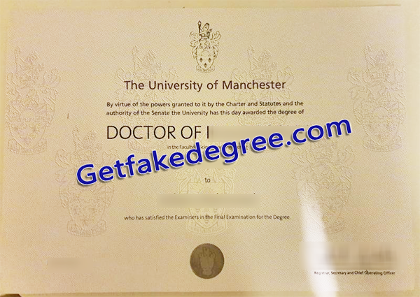 University of Manchester diploma, University of Manchester degree