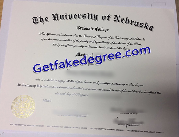 University of Nebraska degree, University of Nebraska diploma