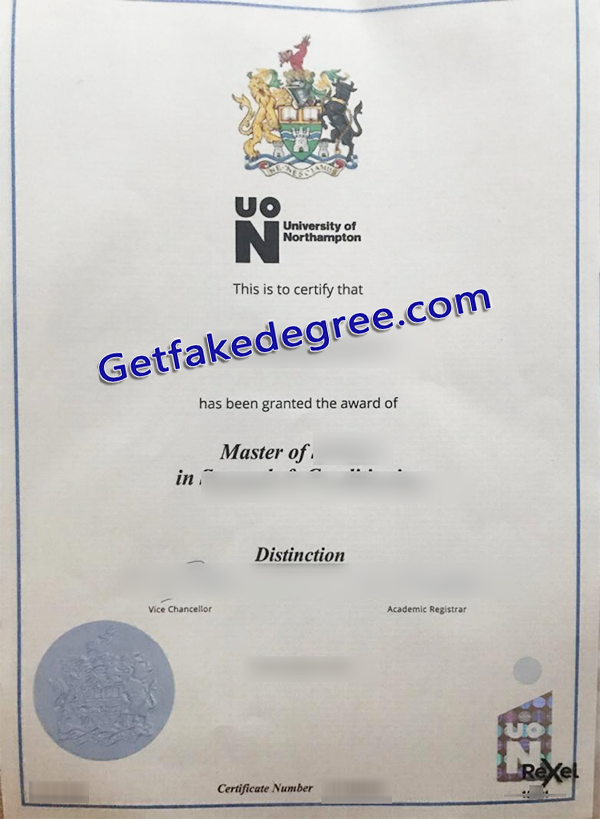 University of Northampton degree, University of Northampton diploma