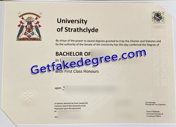 University of Strathclyde diploma, University of Strathclyde degree