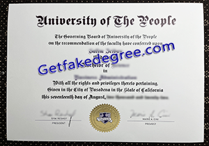 buy fake University of The People diploma