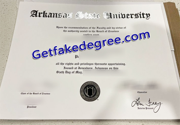 Arkansas State University degree, Arkansas State University diploma