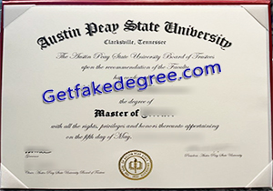 buy fake Austin Peay State University diploma