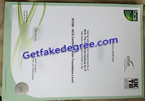 buy fake BCS certificate