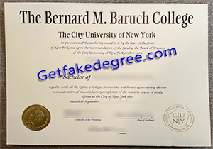 buy fake Baruch College degree