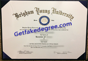 buy fake Brigham Young University degree
