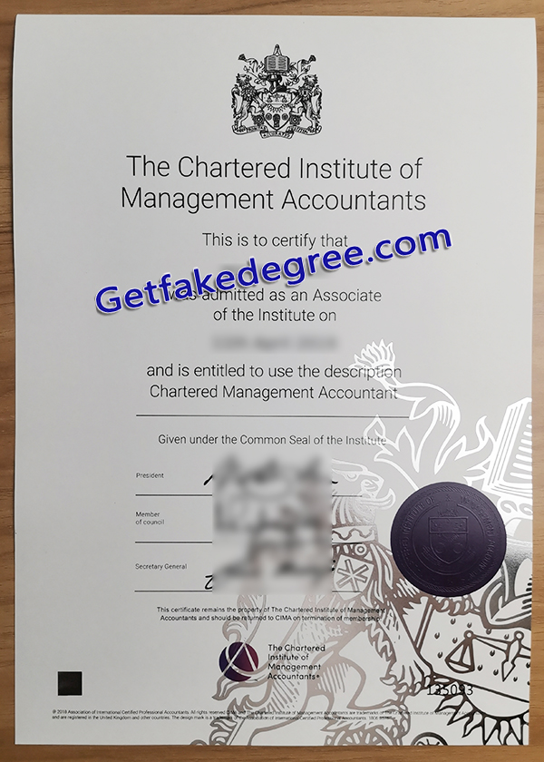 CIMA certificate, CIMA diploma