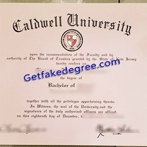 buy fake Caldwell University diploma