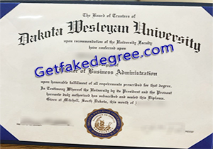 buy fake Dakota Wesleyan University diploma