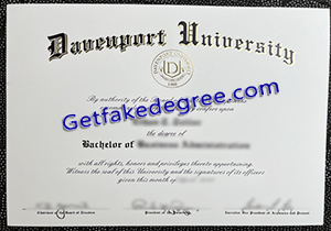 buy fake Davenport university degree