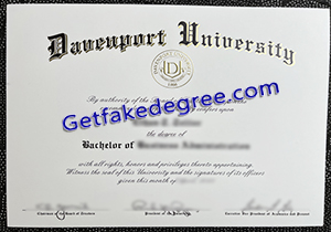 buy fake Davenport university degree