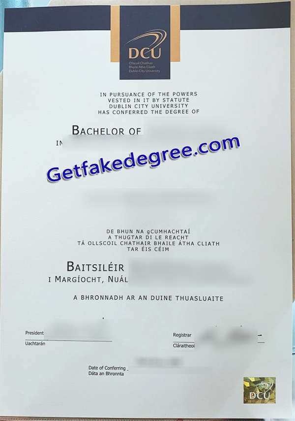 Dublin City University diploma, Dublin City University degree