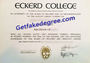 buy fake Eckerd College diploma