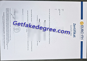 buy fake Euro-FH University of Applied Sciences diploma