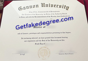 buy Gannon University fake degree
