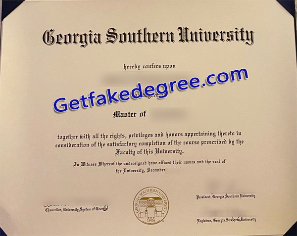 Georgia Southern University degree, Georgia Southern University diploma